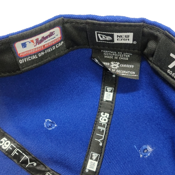 Toronto Blue Jays TOR MLB Authentic New Era 59FIFTY Fitted Cap 5950 Hat Sz 7 1/4 - Picture 6 of 8